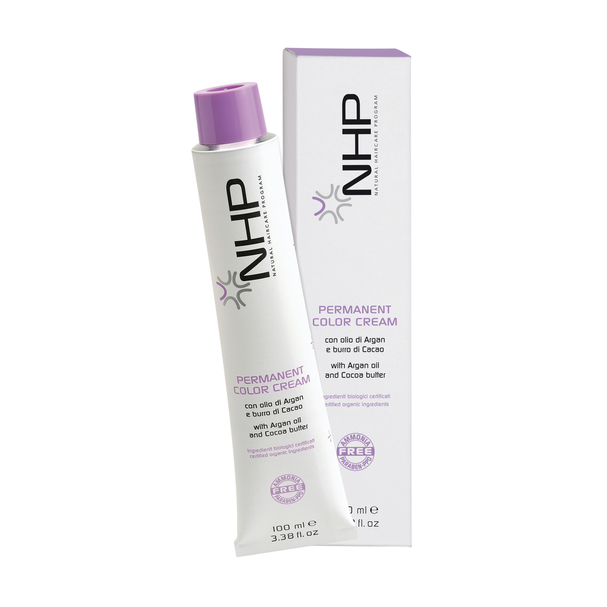 Уцінка! Безаміачна крем-фарба для волосся NHP Permanent Color Cream, 8.30 Золотистий світлий блондин, 100 мл